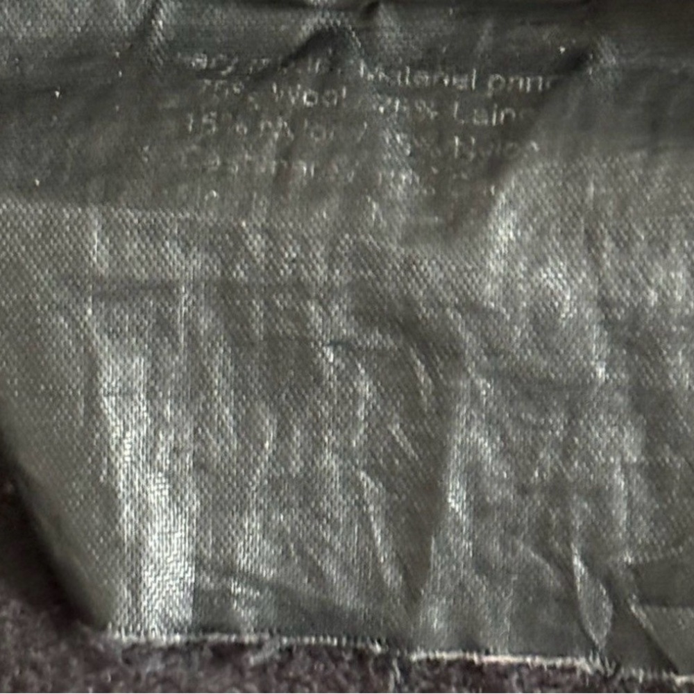 Archive Arc'teryx Diplomat Jacket Made in Canada Wool Fleece Black M - Picture 7 of 10